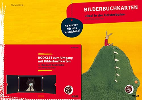 Bilderbuchkarten »Rosi in der Geisterbahn« von Philip Waechter: 12 Karten für das Kamishibai, Booklet zum Umgang mit Bilderbuchkarten (Beltz Nikolo)